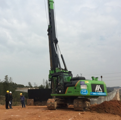 90kw/2200rpm Piling Rig Machine 11700mm Operating Height For Construction