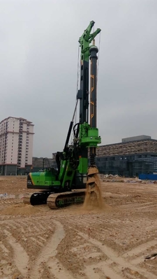 8-30r/Min Rotation Speed Piling Rig 3020mm Operating 100kN Crowd Cylinder Pushing Force