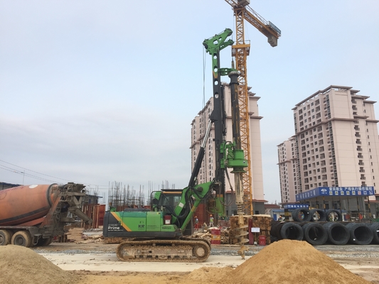 60kN.M Max Torque Tysim Rotary Piling Rig Machine 11700mm Operating Height