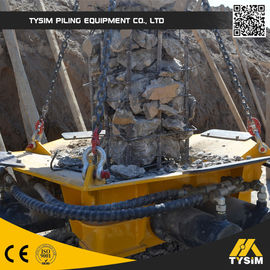 Hydraulic Concrete Square Pile Breaker For Excavator Crushing Foundation Piles