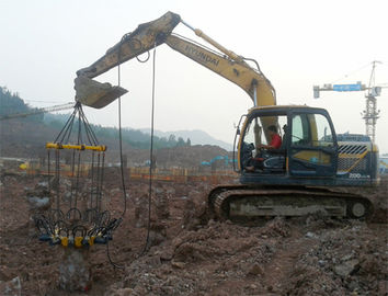 KP380A Round Hydraulic Pile Breaker Construction Equipment For Concrete Pile Crushing