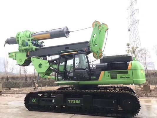 KR300DS Max Depth 26 m Diameter 2000 mm Hydraulic Rotary Piling Rig Low headroom  drilling rig