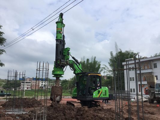 KR40A 30m/Min Hydraulic Piling Rig Small Drilling Bore Machine