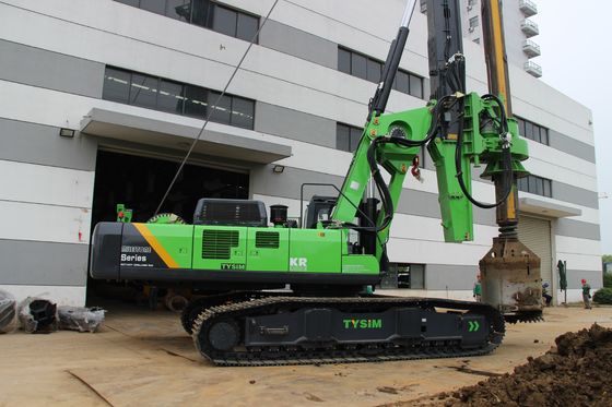 Depth 54meter Bored Pile Rig , Tysim Piling Equipment For Civil Engineering