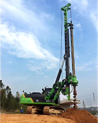 Max Drilling Depth 32m Hydraulic Piling Rig 30rpm.