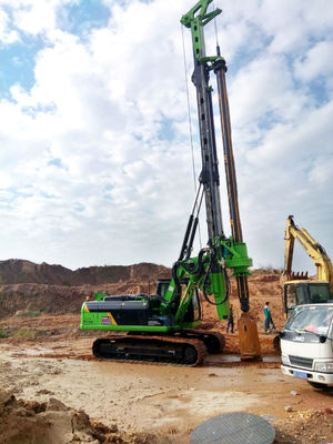 Hydraulic Piling Rig with 28 T Overall Weight 20 M Hoisting Height and 6~27 Rpm Speed Of Rotation for Construction Projects