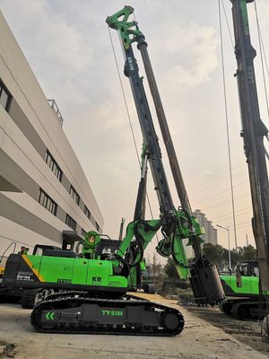 KR150D Hydraulic Piling Rig Max Drilling Depth 30M CE Low Head Room.