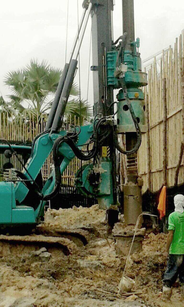 8 - 30 Rpm Piling Rig Machine For 43m Drilling Depth Foundation ...