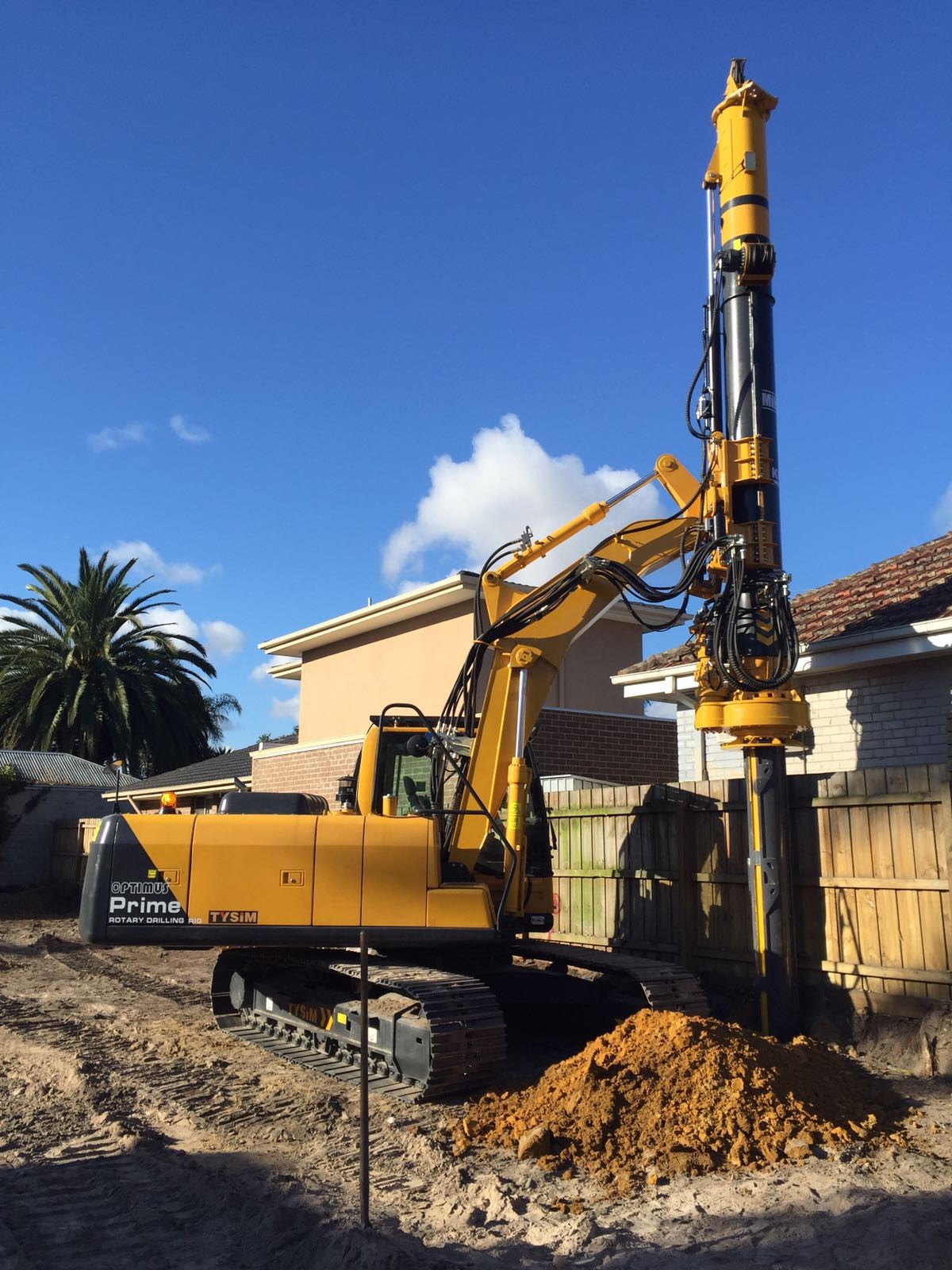 KR50 Hydraulic Foundation Rotary Drilling Rig 20 m Max Drilling Depth ...