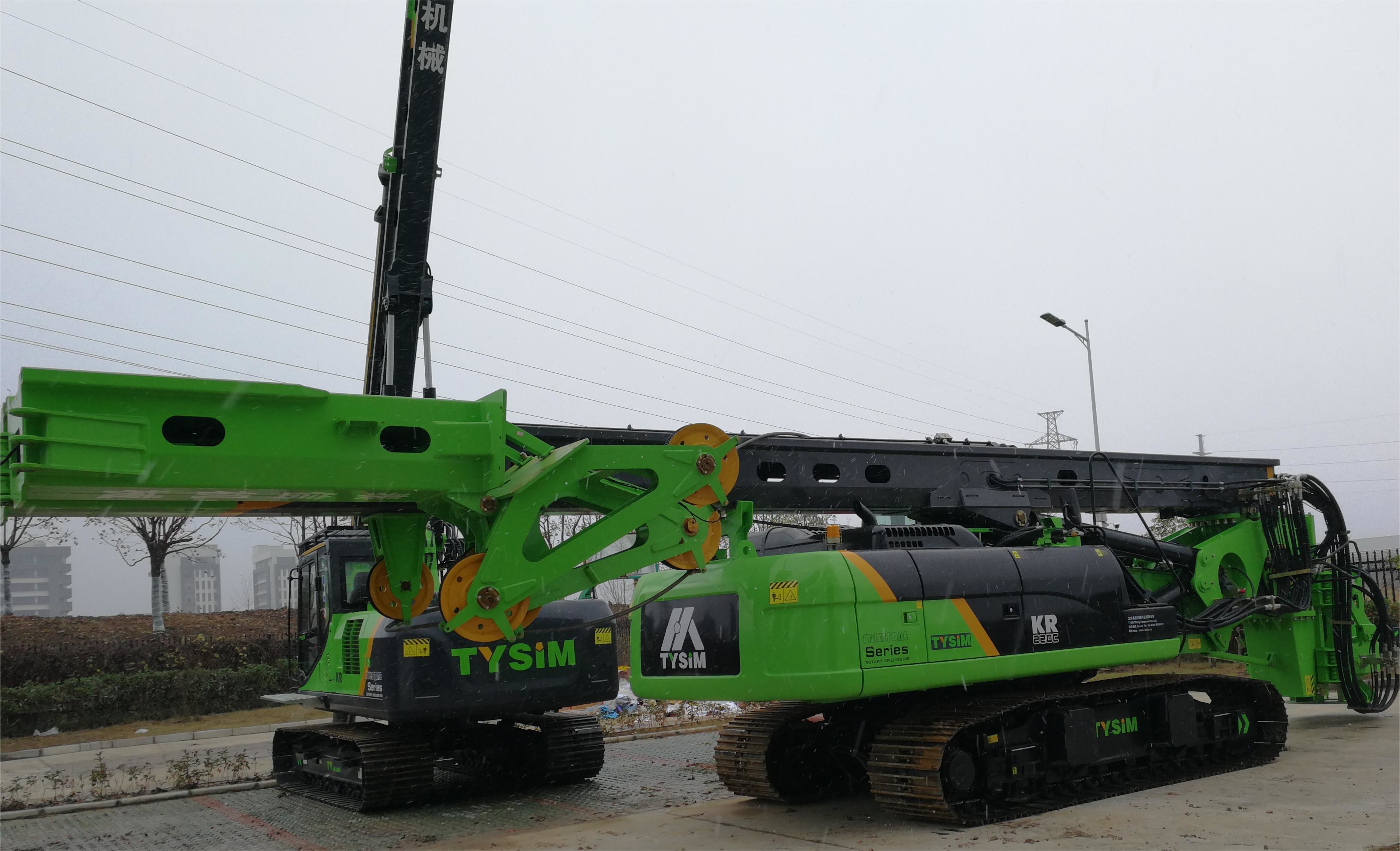 Rpm Power Rig Hydraulic Piling Rig with Working Speed 5 to 26rpm Max Pile Depth 20mm ...