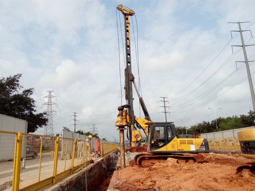Piling Driver Equipment / Small Piling Rig Machine for Underground ...