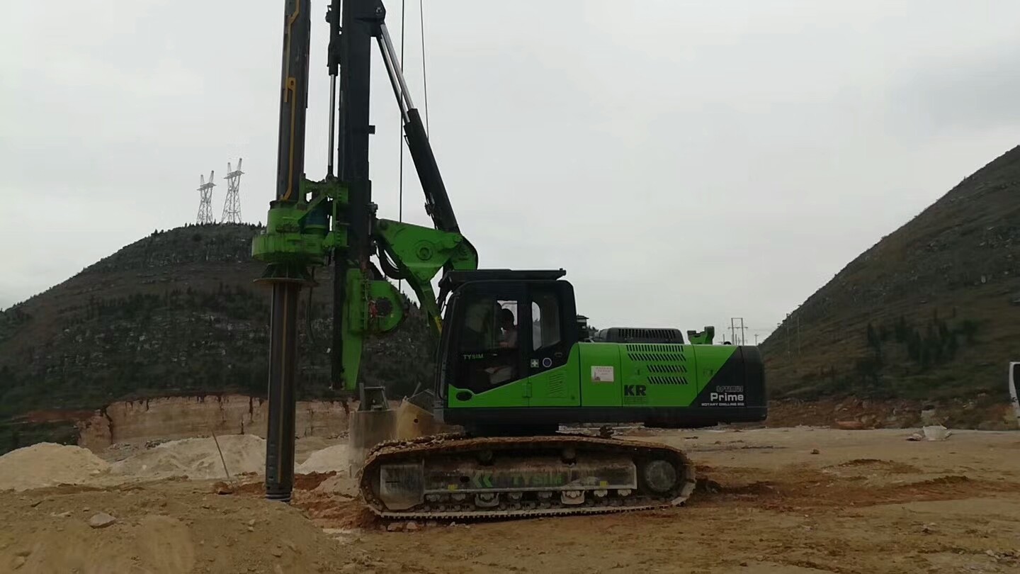 Max Rilling Used PRM-100 Piling Rig Machine 1000mm Max Drilling Diameter 100kN ...